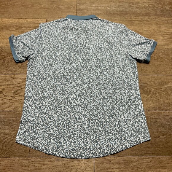 NWT Mantra Polo Shirt Mens Large Blue Catalyst Point Collar Performance Golf NEW - Picture 8 of 9